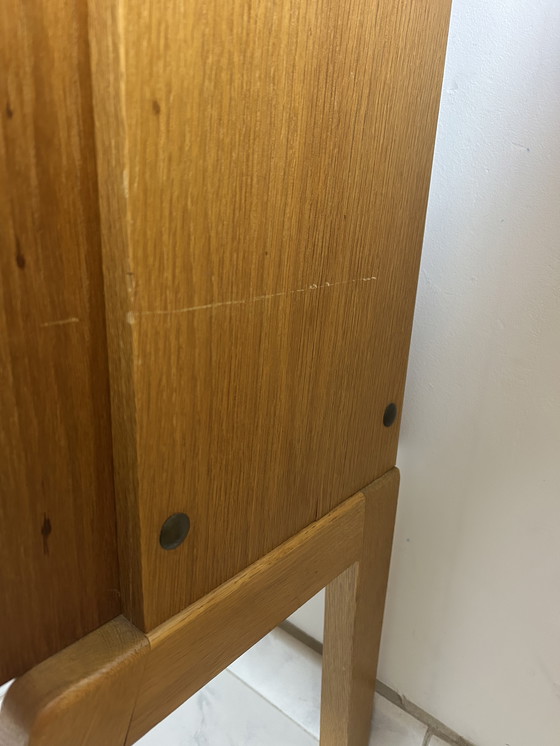 Image 1 of Parete attrezzata indipendente in stile scandinavo vintage