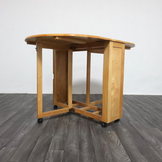 Image 1 of Set Tavolo E Sedie Richiudibile Design Scandinavo Anni 80 Modernariato