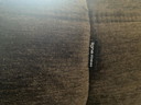 Togo two-seater sofa in brown velvet