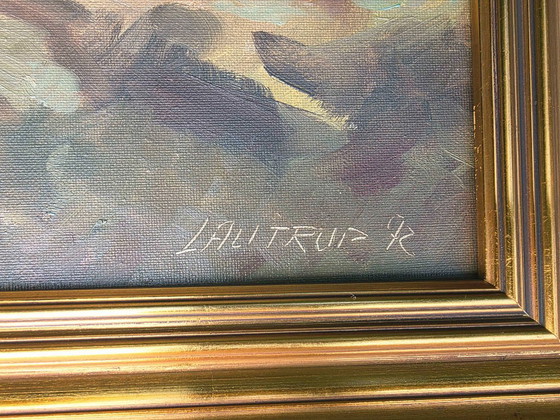 Original Mid-Century Oil Painting by Christian Lautrup – Paintings & Drawings, Canvas (photo 11 of 11)