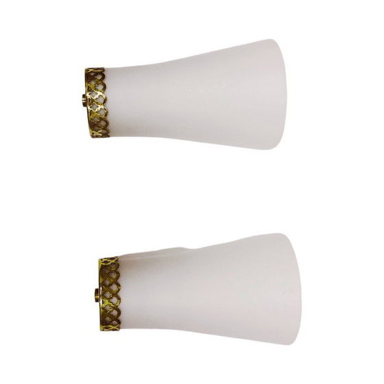 Image 1 of Een paar Doria Leuchten wandlampen, Hollywood Regency, Duitsland, jaren 70.