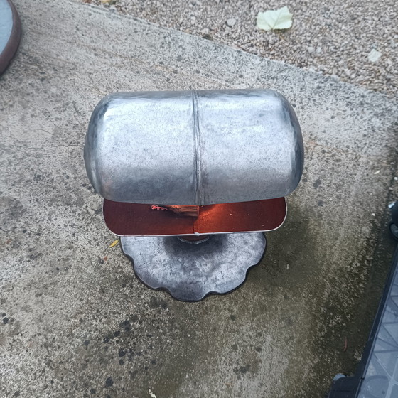 Image 1 of Chimenea de acero reciclado - Estilo industrial único