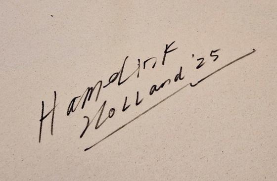 Image 1 of Peinture originale Hamelink : Connexion