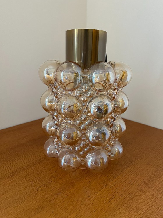 Image 1 of Hanglamp uit het midden van de 20e eeuw van Helena Tynell voor Glashütte Limburg, jaren 70.