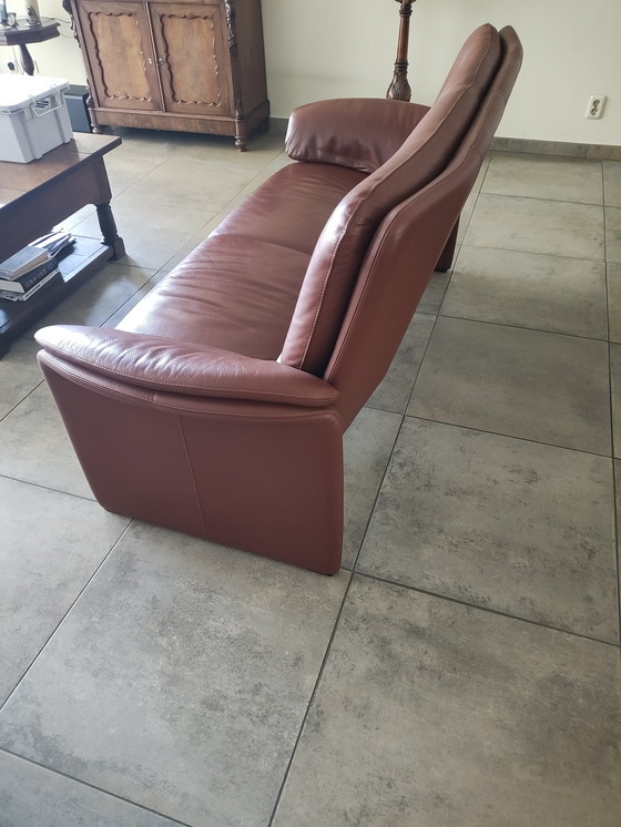 Image 1 of Due divani Leolux a 2,5 posti, in pelle Catalpa