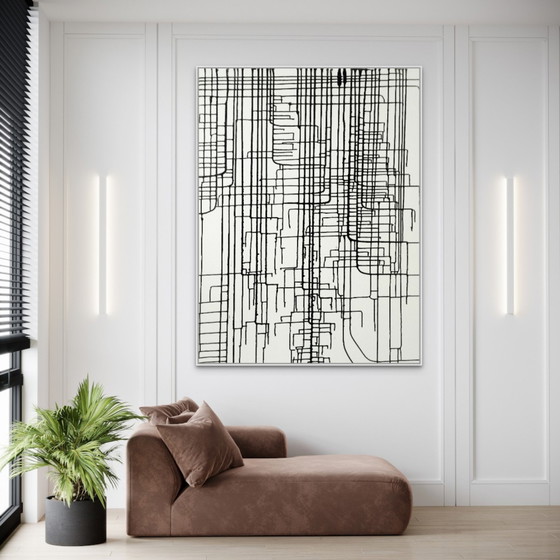 Natia Antadze Abstrakte Komposition XXL – Gemälde & Zeichnungen, Canvas (photo 6 of 15)