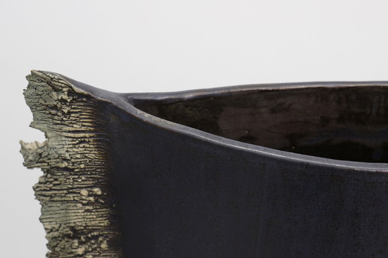 Image 1 of Signed French Ceramic Vase, France, circa 1960