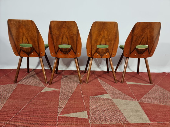 Image 1 of Vintage eetkamerstoelen 1970, set van 4