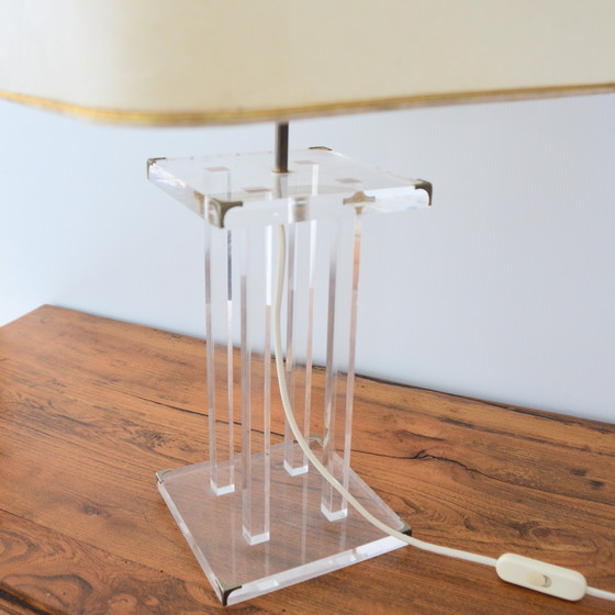 Image 1 of Cristal" table lamp David Lange Vintage 1970s