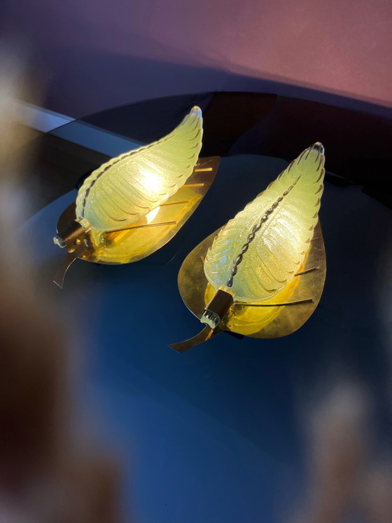 Image 1 of Unique Set of Barovier & Toso wall lamps