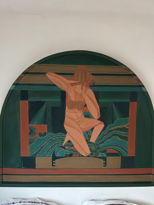 Tableau Art nouveau, panneau, art déco