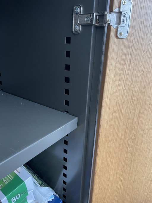 Nine limited edition Gispen/Lensvelt storage cabinets. – archiefkasten, Wood, rvs (photo 2 of 5)