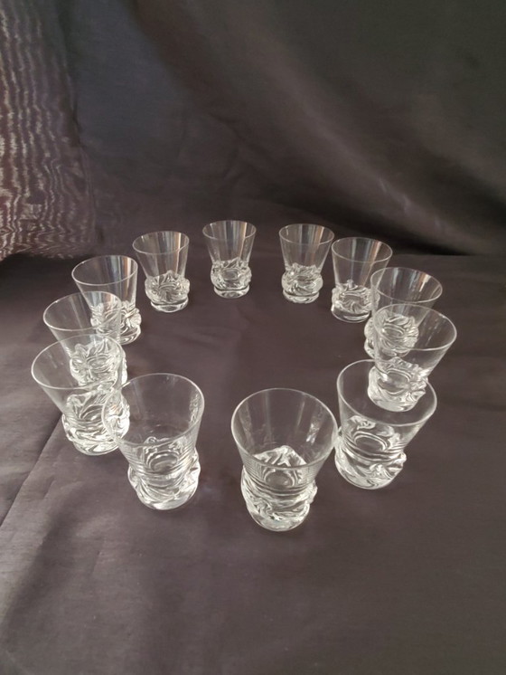 Image 1 of DAUM Nancy - Servizio di cristallo - Modello Sorcy - 1960-70 (rif. 3957)