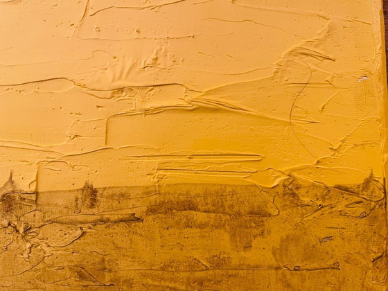 Image 1 of Oil painting on canvas, Egyptian desert landscape "Sun"