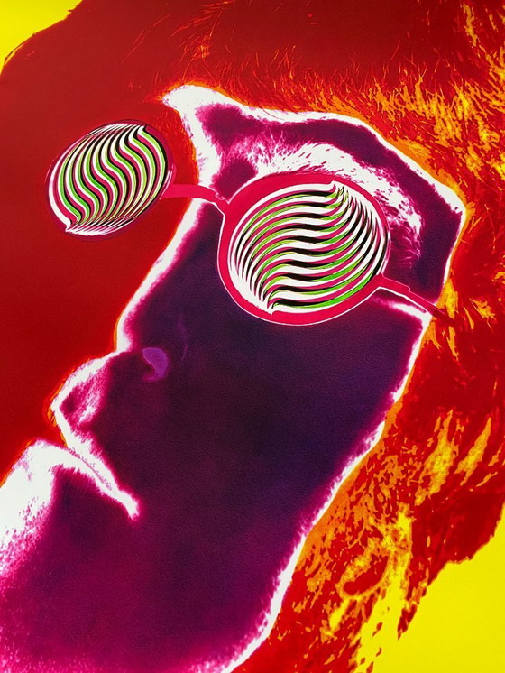 Image 1 of John Lennon - The Beatles - foto van R. Avedon voor 'Look Magazine' 1967 - Poster 70x100 cm