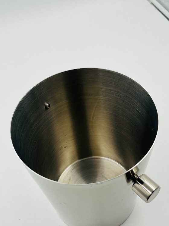 Cubitera para champán Zack de acero inoxidable cepillado. – Accesorios de mesa, Metal (photo 4 of 8)