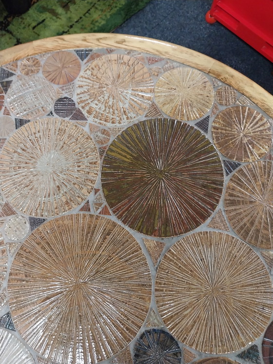 Image 1 of 1x Table basse danoise 1963 par Tue Poulsen pour Haslev Danemark