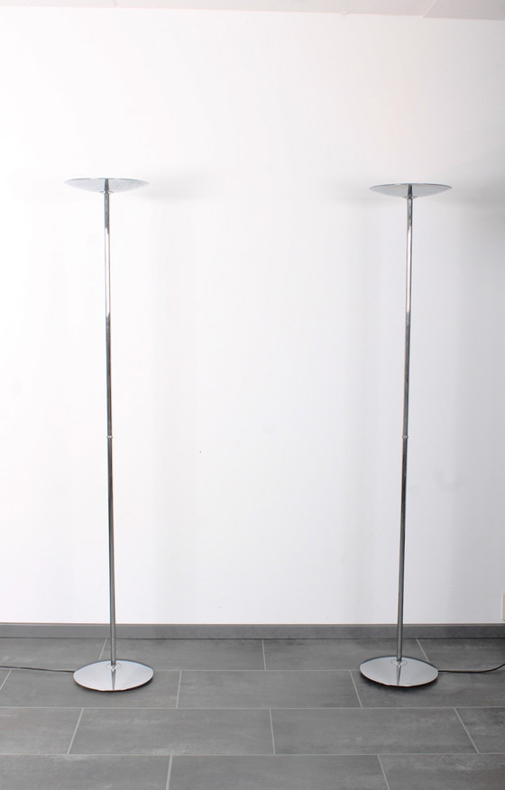 Image 1 of Set Of 2 Phase Halogen Uplighters