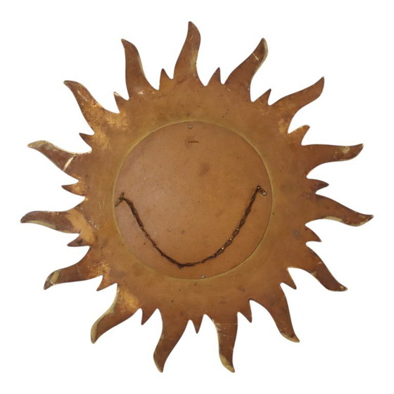 Specchio Vintage Dorato Sunburst Convesso 54cm – Glass, Plastic (photo 19 of 19)