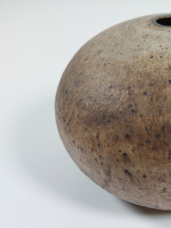 Image 1 of Ceramica d'artista vintage di metà secolo, effetto pietra Ikebana