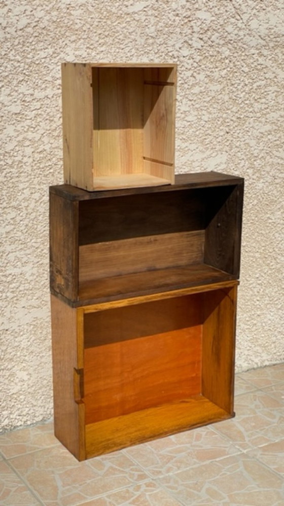 Scaffale Vintage con Cassetti in Rovere Massiccio – Credenze, Wood (photo 4 of 30)