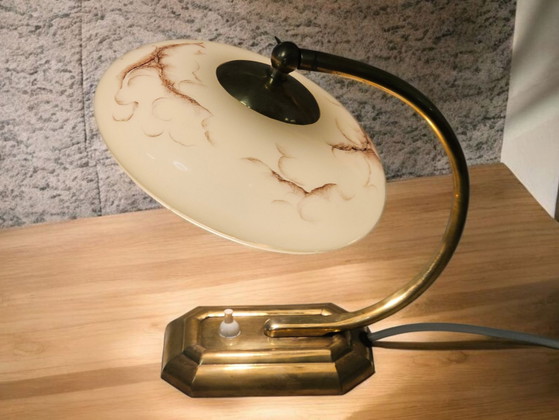Image 1 of Extremely rare, handmade Art Deco table lamp / bedside lamp, 1920s