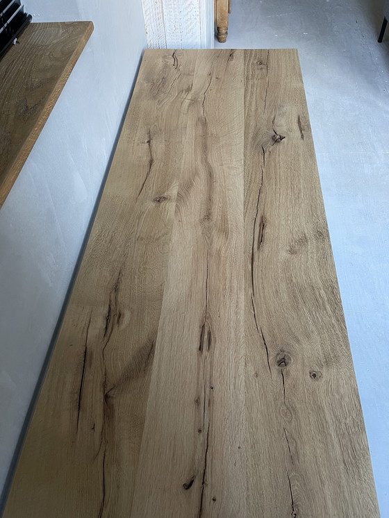 Image 1 of Coffee table made of old oak.