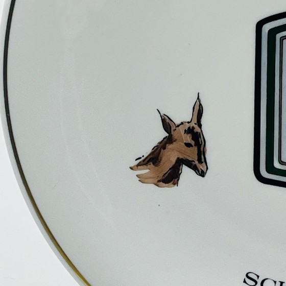 Piatto in Porcellana Reale Gilda Saint-Sébastien 1967 – Decorazioni murali, Ceramica (photo 3 of 8)