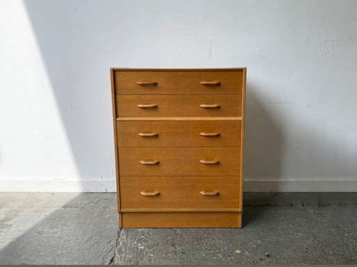 Mid-Century 1950’s oak chest of drawers by G Plan / E gomme