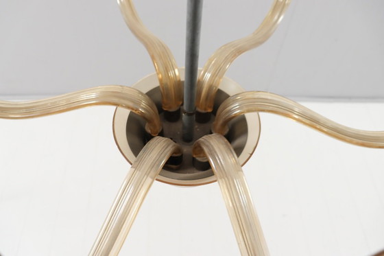 Image 1 of Kroonluchter/plafondlamp van Paolo Venini, Murano, Italië, jaren 60