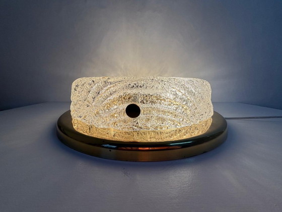 Image 1 of Vintage XXL Murano Glass Flush Light Hillebrand, 1970s