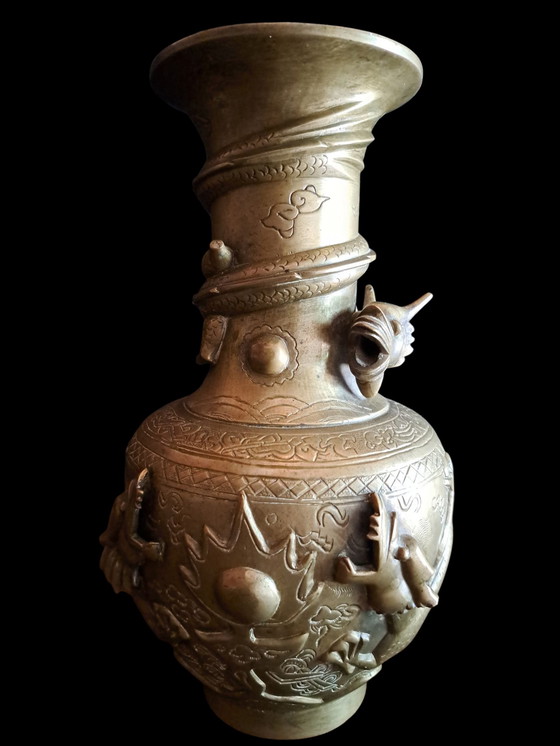 Image 1 of Vaso cinese in ottone