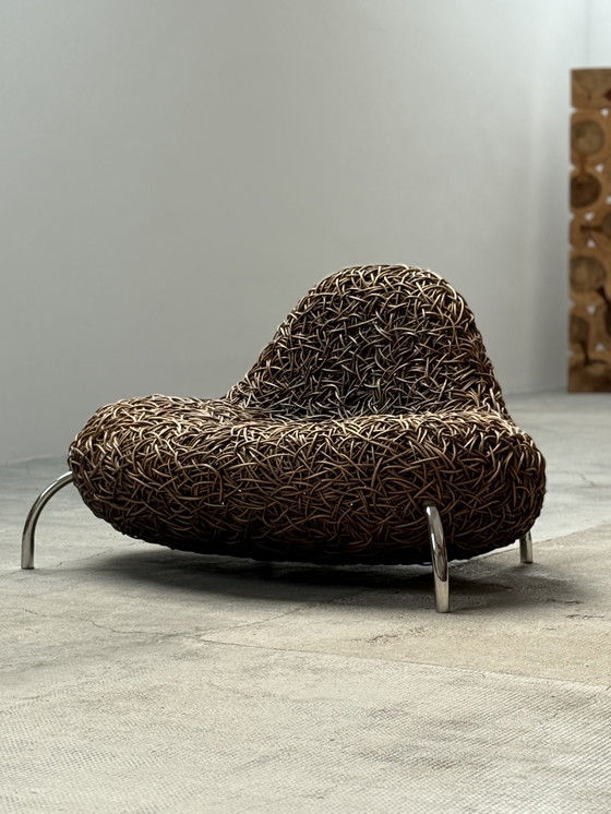 Image 1 of Udom Udomsrianan voor Planet 2001 "Nest Chair" rotan fauteuil