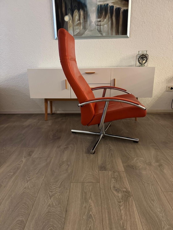 Image 1 of Poltrona reclinabile moderna Jori Mensana JR 7260 Mono-Move - pelle - vintage - Bauhaus