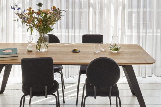 Image 1 of Tavolo da pranzo pieghevole di Bas Vellekoop per Puik Design, struttura nera