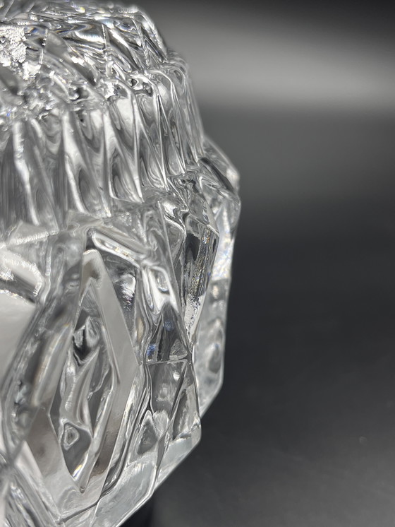 Image 1 of Lampada da soffitto in vetro a rilievo