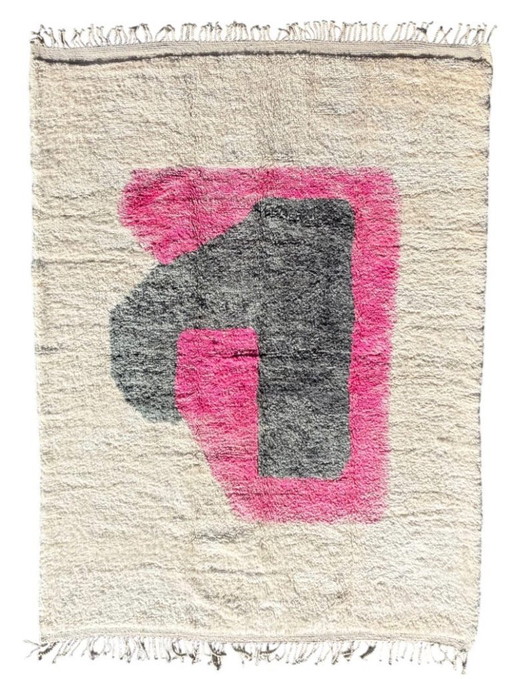 Traditional handmade Berber carpet 250cmx150cm