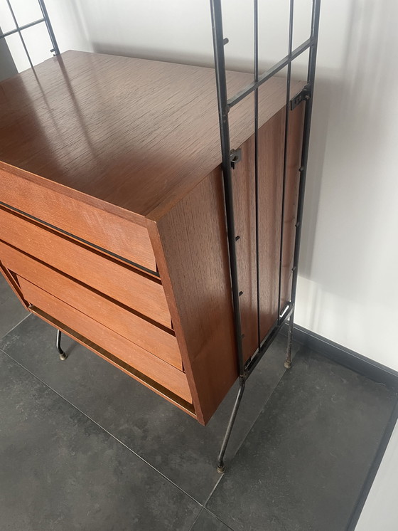 Image 1 of Vintage modular string wall system with drawers