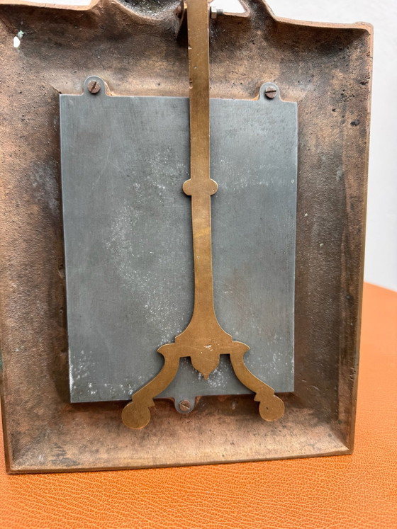 Art Nouveau Bronzen Cherubijn Fotolijst, Fotolijsten, Gold (foto 7 van 15)