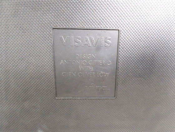Image 1 of Set of 4 Vitra Visavis chairs, design cantilever armchairs
