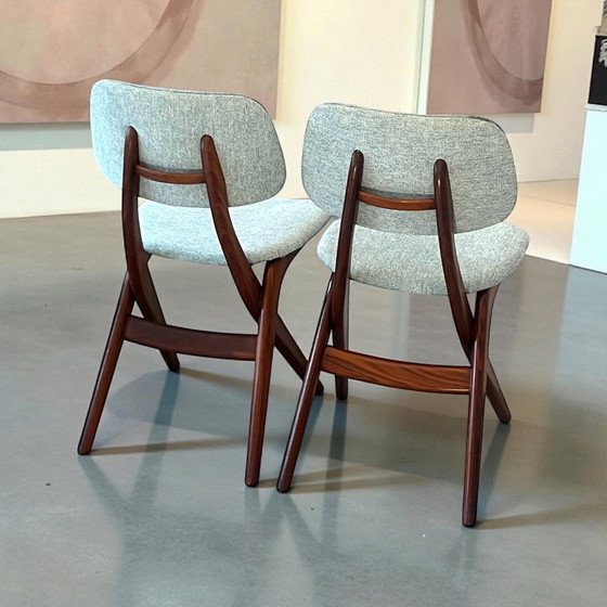 Image 1 of Sedia a forbice vintage Louis van Teeffelen