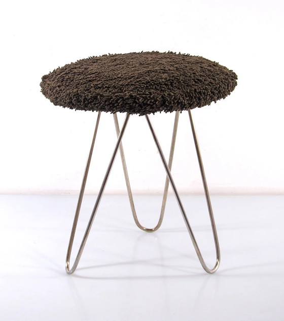 Image 1 of Vintage fidties make up dressing table Stool –1960s