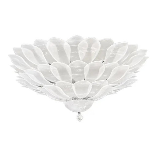 Artistic Contemporary Sanded Glass Flush Mount by SimoEng