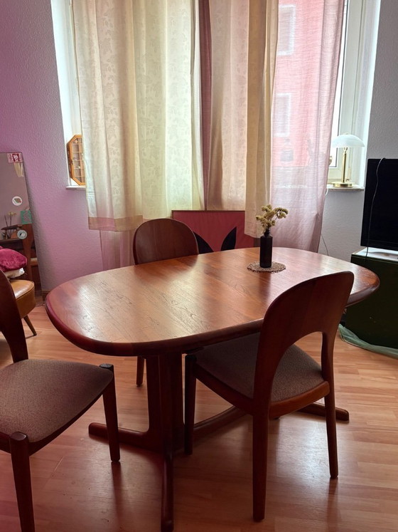 Image 1 of Glostrup Denmark Teak dining table 1960