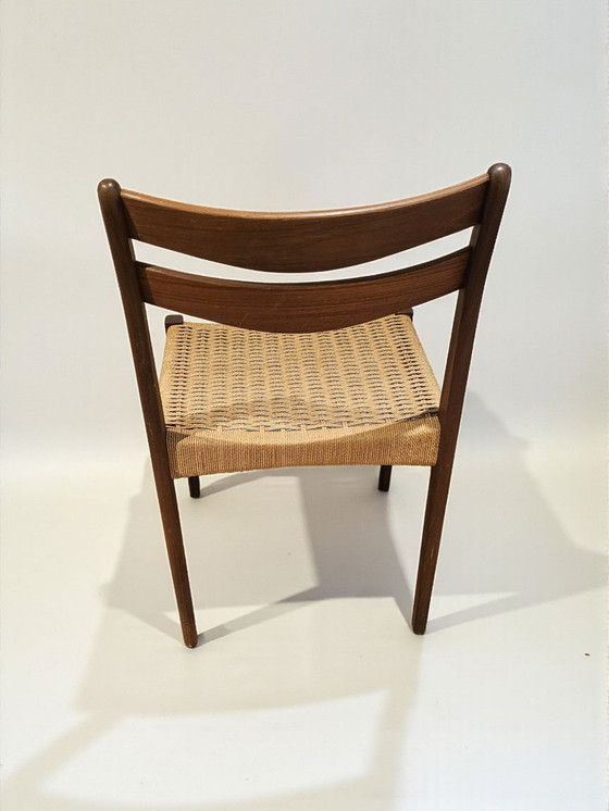 Image 1 of Mid Century Teak Esszimmerstuhl Mogen Kolds Made in Denmark 1960er 