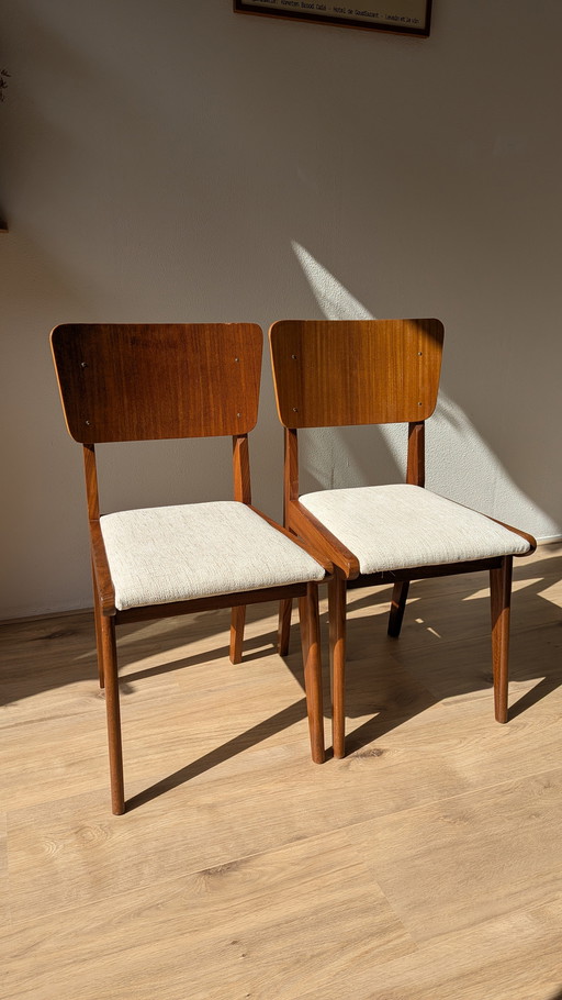 Set di sedie da pranzo vintage danesi in teak