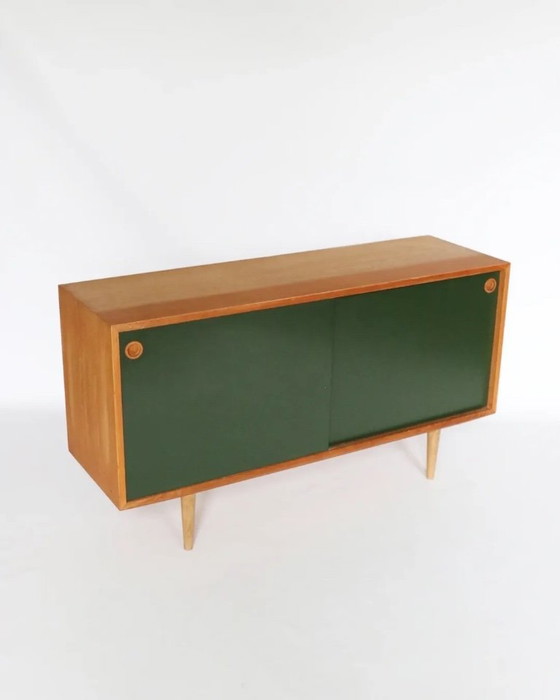 Image 1 of Credenza vintage in rovere, mobile TV di design danese Hundevad