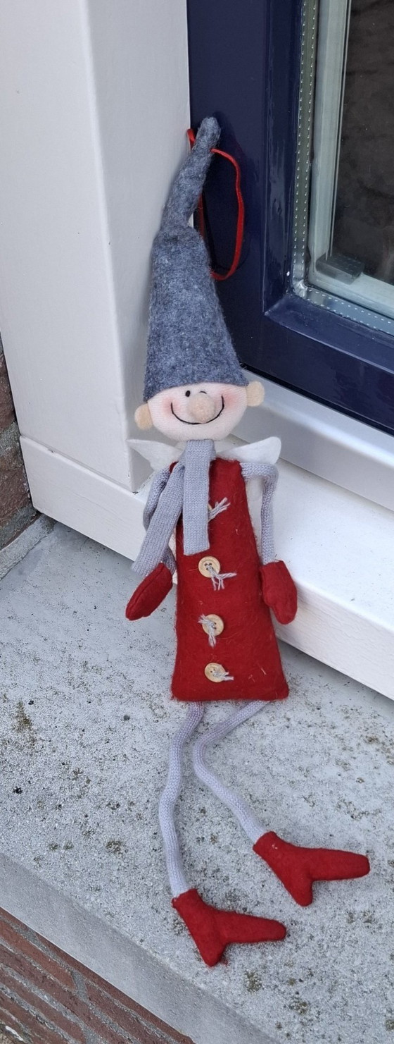 Muñeco elfo de Navidad decorativo hecho a mano.🎄 – Objetos decorativos, Algodón (photo 7 of 11)