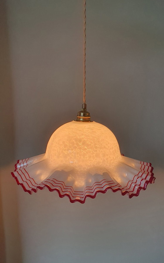 Image 1 of Grande paralume vintage in vetro di Murano - (presumibilmente) De Majo, Italia