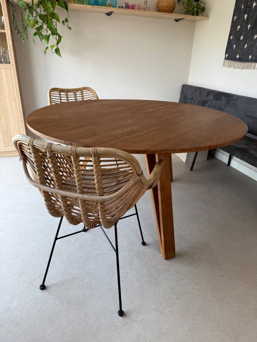 Table à manger Artisan 150cm